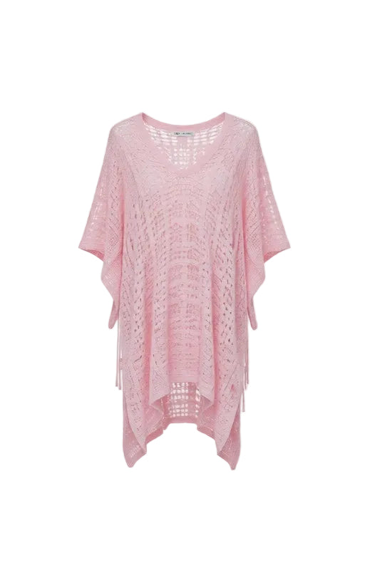 ADORA Crochet Cover Up Tunic Top