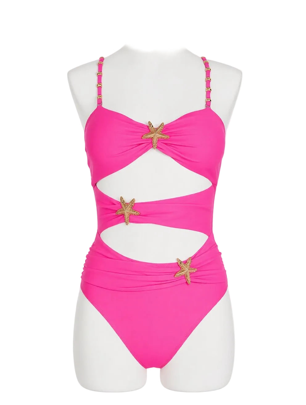 Cutout Spaghetti Strap One-Piece Swimwear