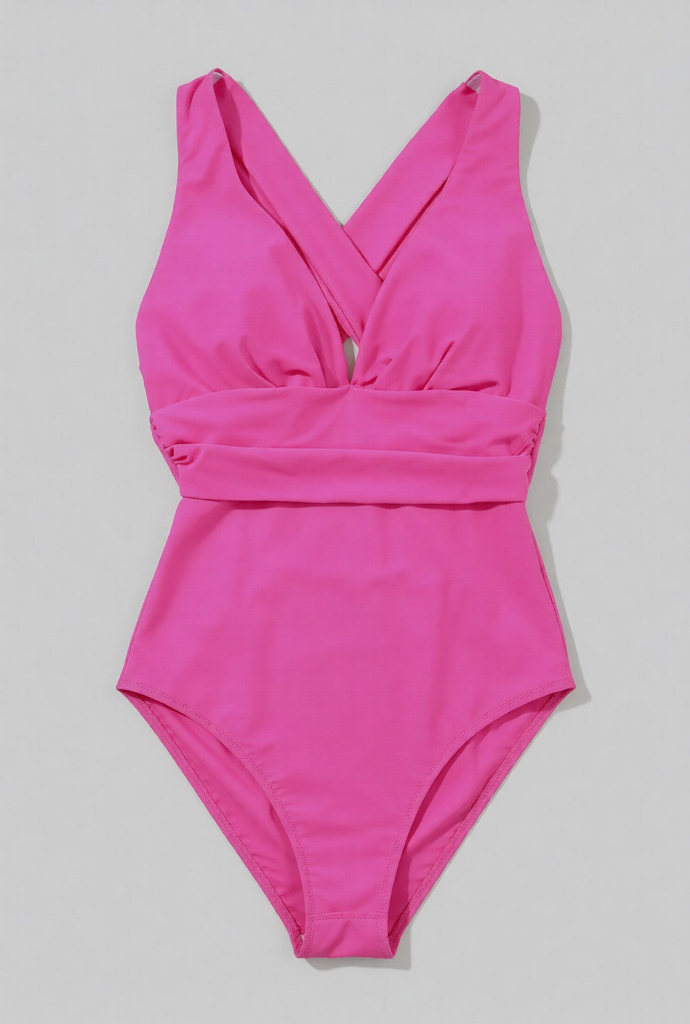 Wide Strap One-Piece Swimwear