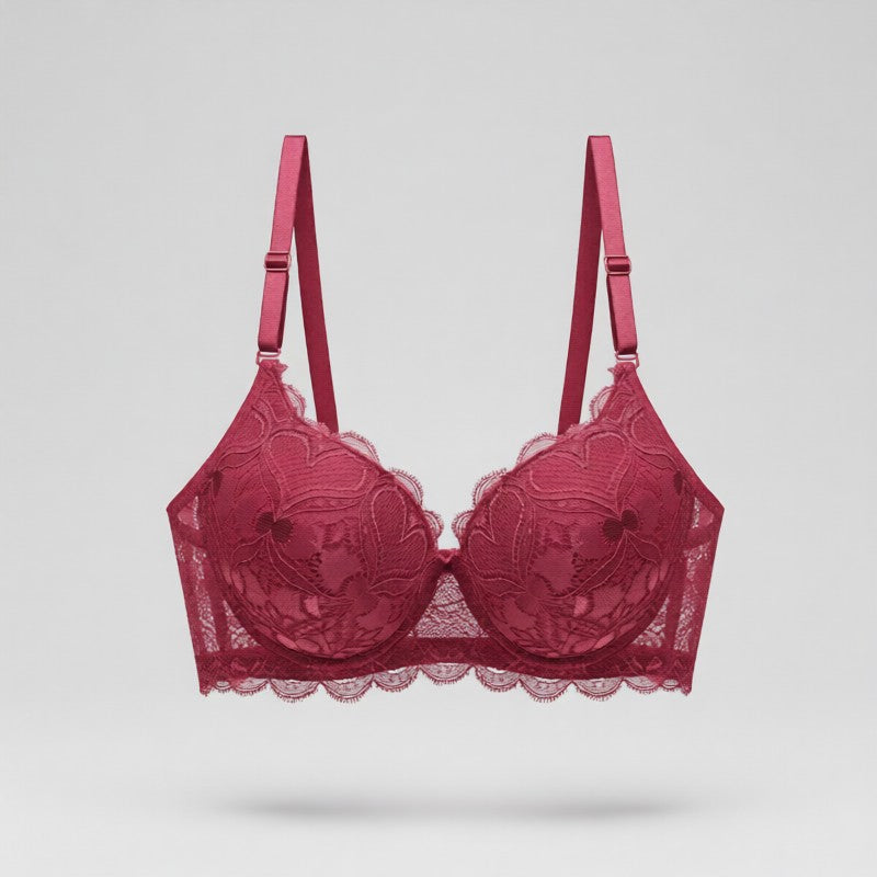 Lace push up bra