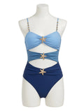 Cutout Spaghetti Strap One-Piece Swimwear