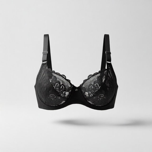 Lace plus size bra
