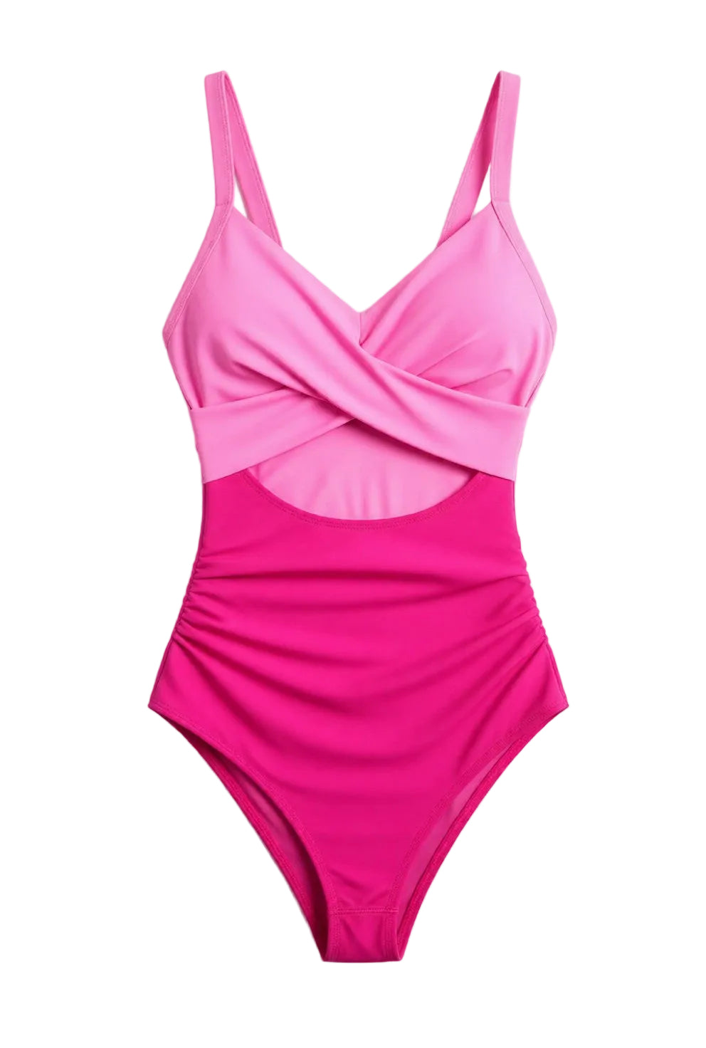 Tied Crisscross Cutout One-Piece Swimwear