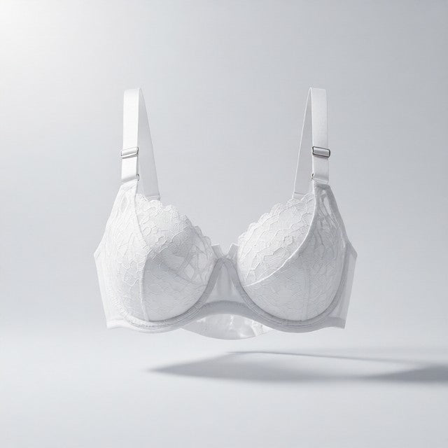 Lace plus size bra