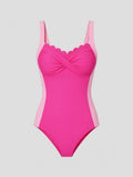 Color Block One-Piece Swimsuit