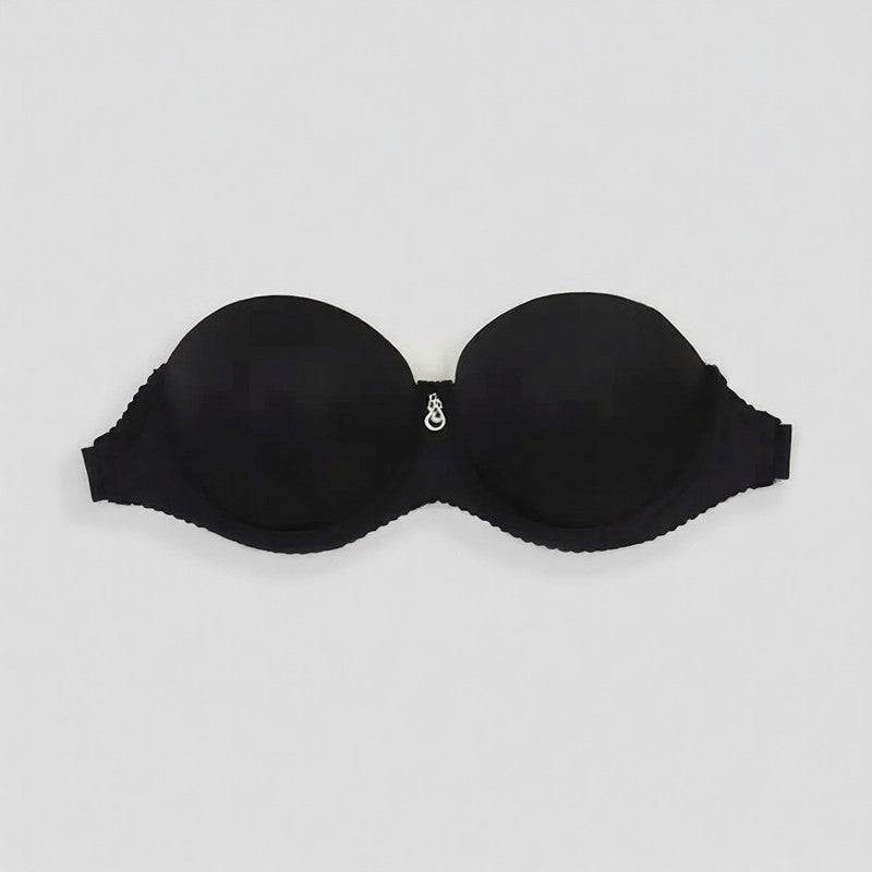 Push Up bra with transparent shoulder strap