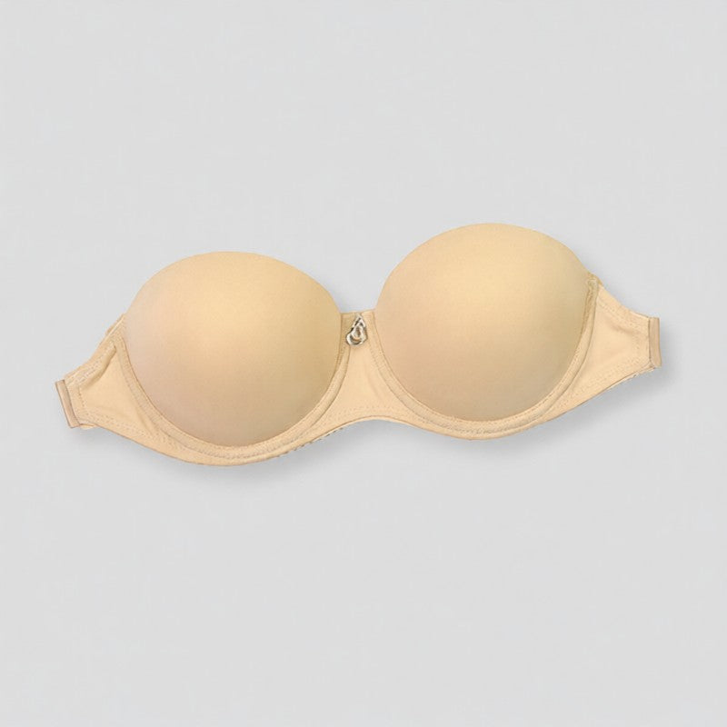 Push Up bra with transparent shoulder strap