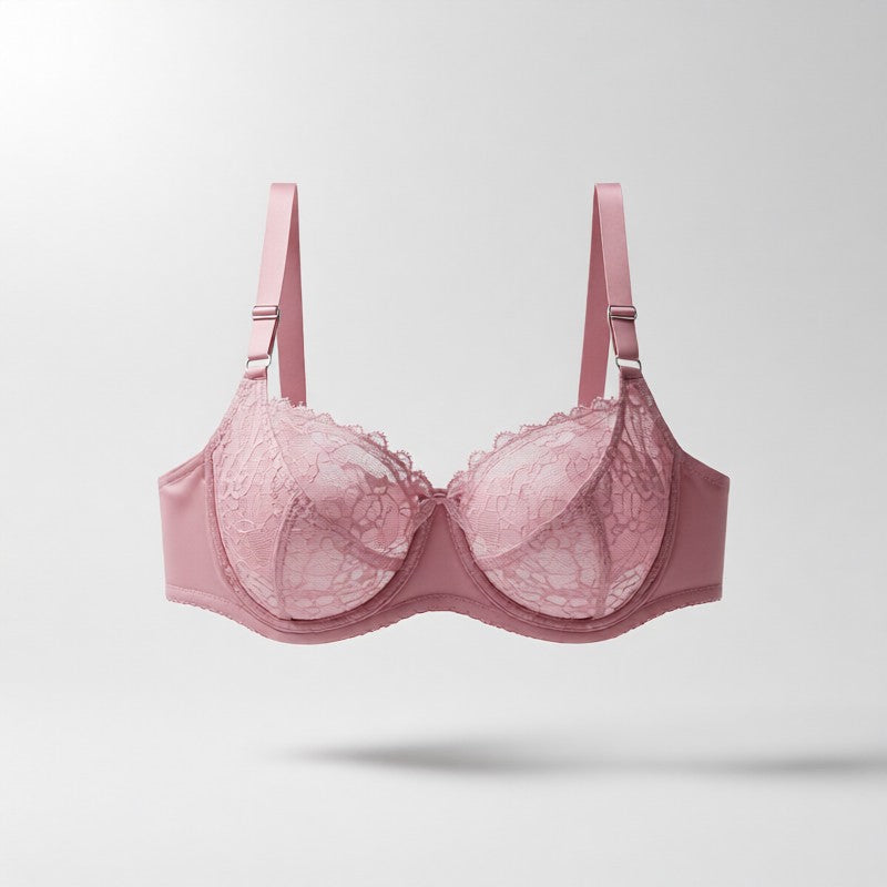 Lace plus size bra