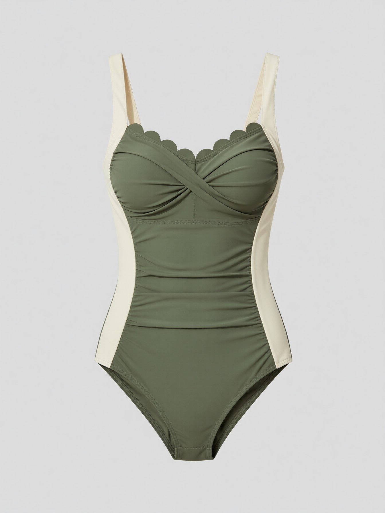 Color Block One-Piece Swimsuit